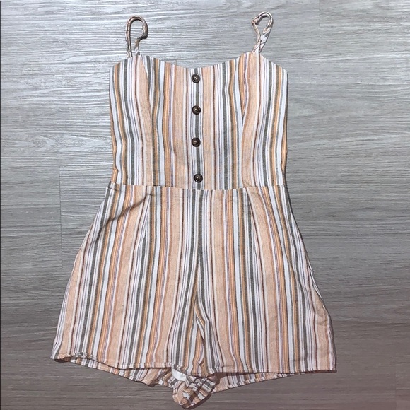 Altar'd State Pants - Altar’d state stripe romper